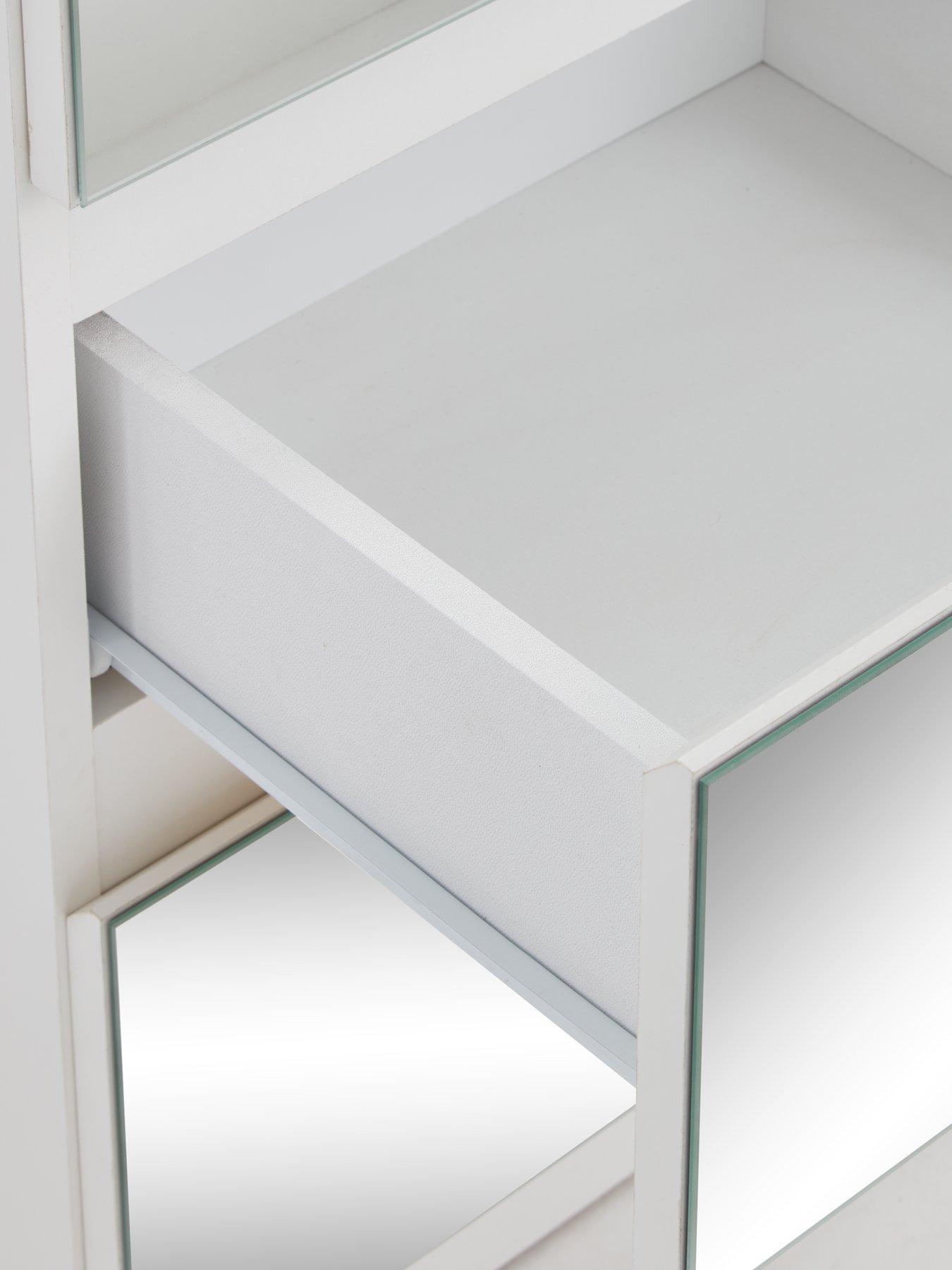 Image 6 of 7 of Very Home Prague Mirror 3-Drawer Bedside Cabinet -&nbsp;FSC&reg; Certified