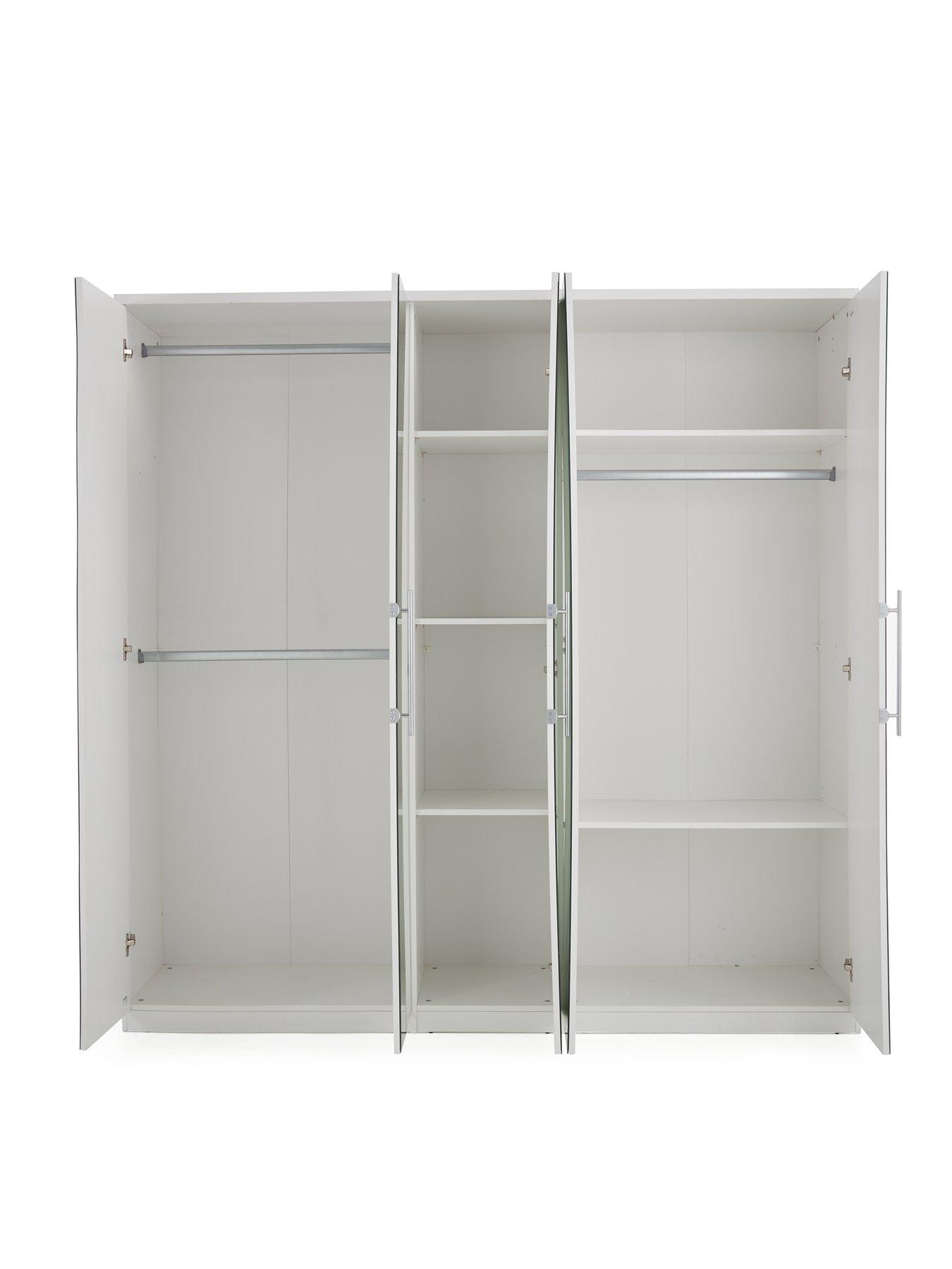 Image 4 of 7 of Very Home Prague Mirror 5 Door Wardrobe&nbsp;- FSC&reg; Certified