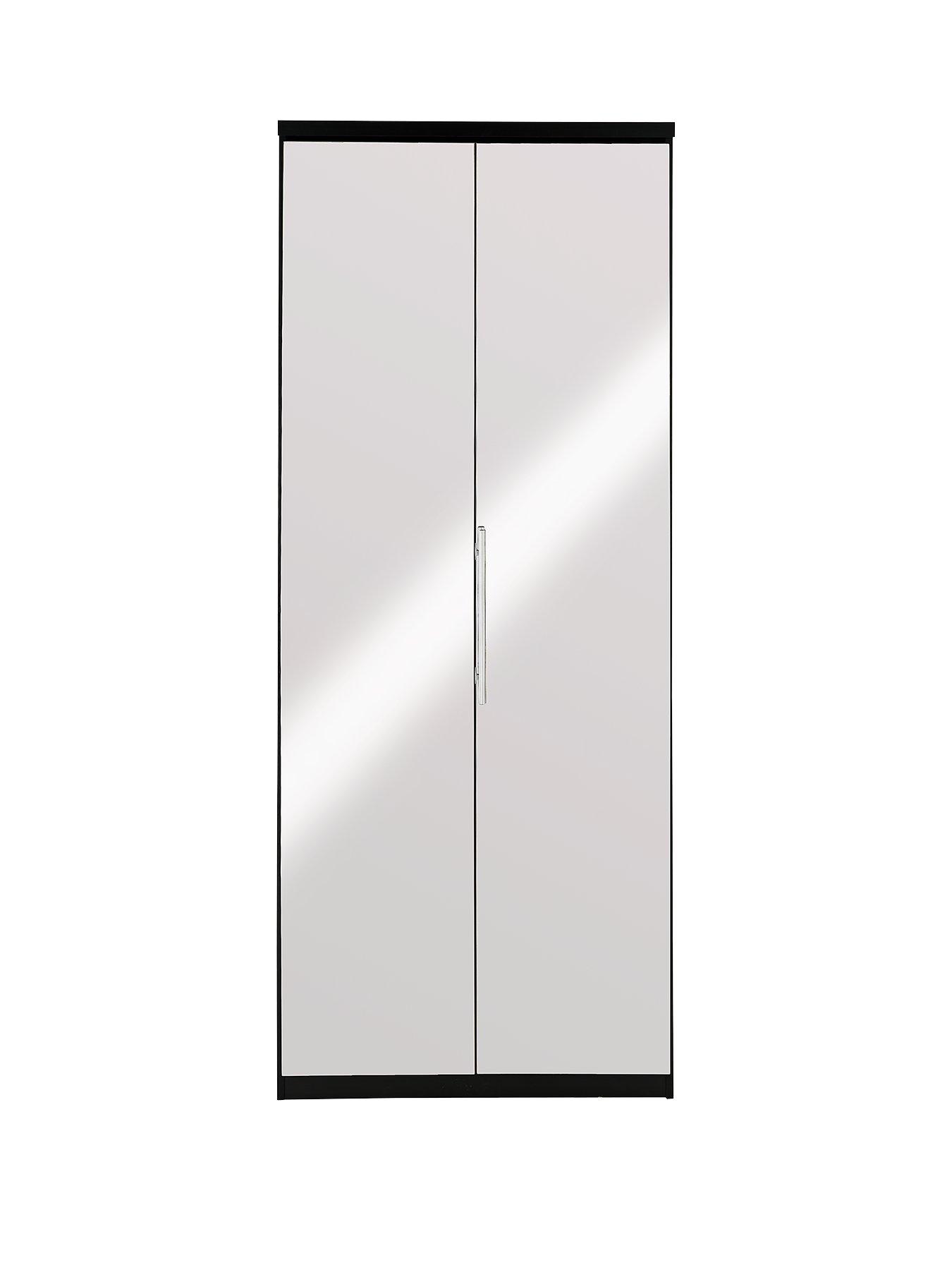 Prague 2 Door Mirrored Wardrobe Very Co Uk