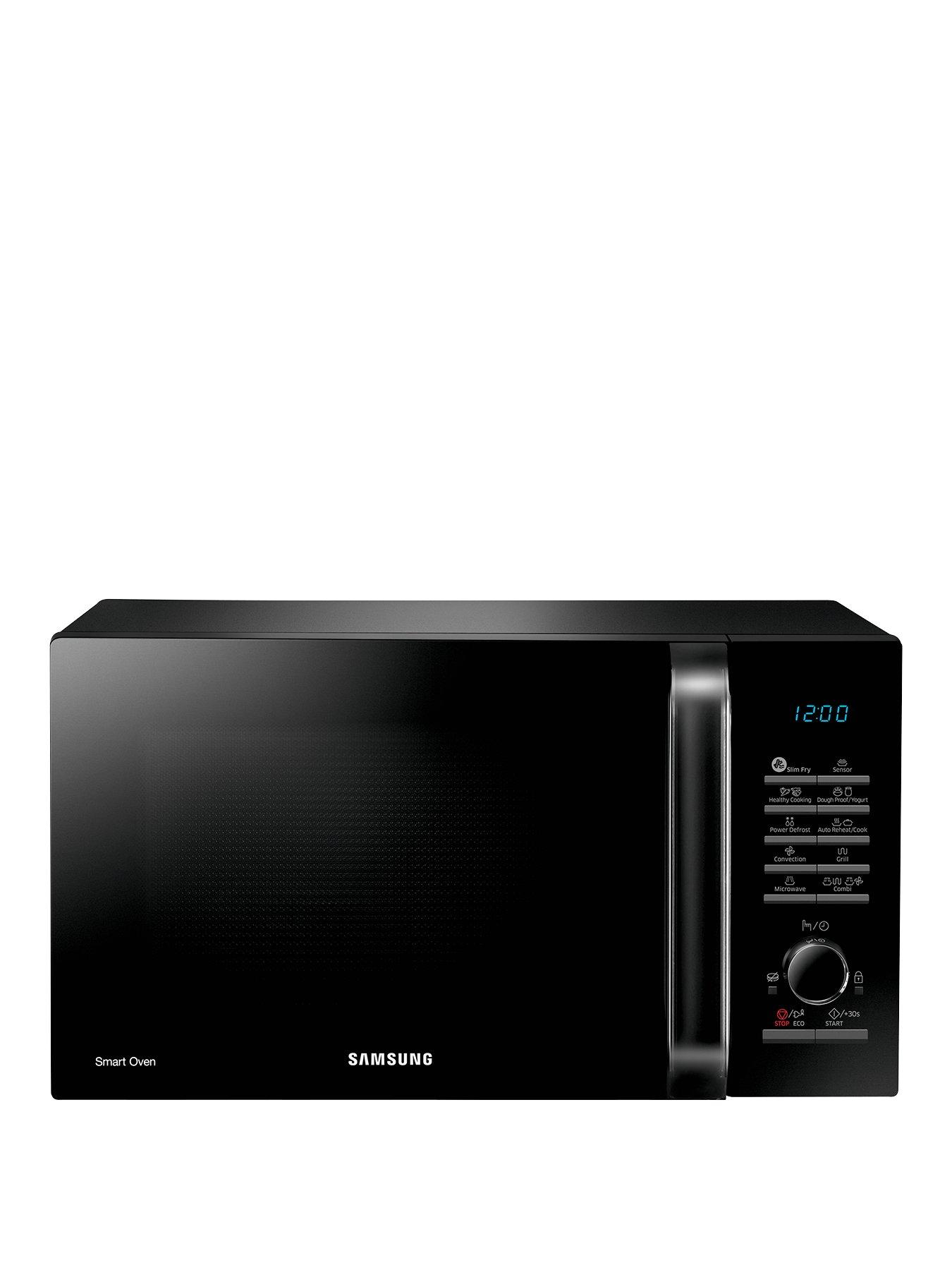 Samsung Mc28H5125Ak/Eu 28-Litre, 900-Watt Combination Microwave With Smart Humidity Sensor Technology And 3 Year Samsung Parts And Labour Warranty – Black