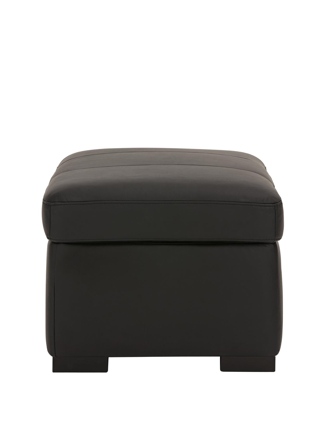 Image 2 of 5 of undefined Portland Leather Ottoman with Storage