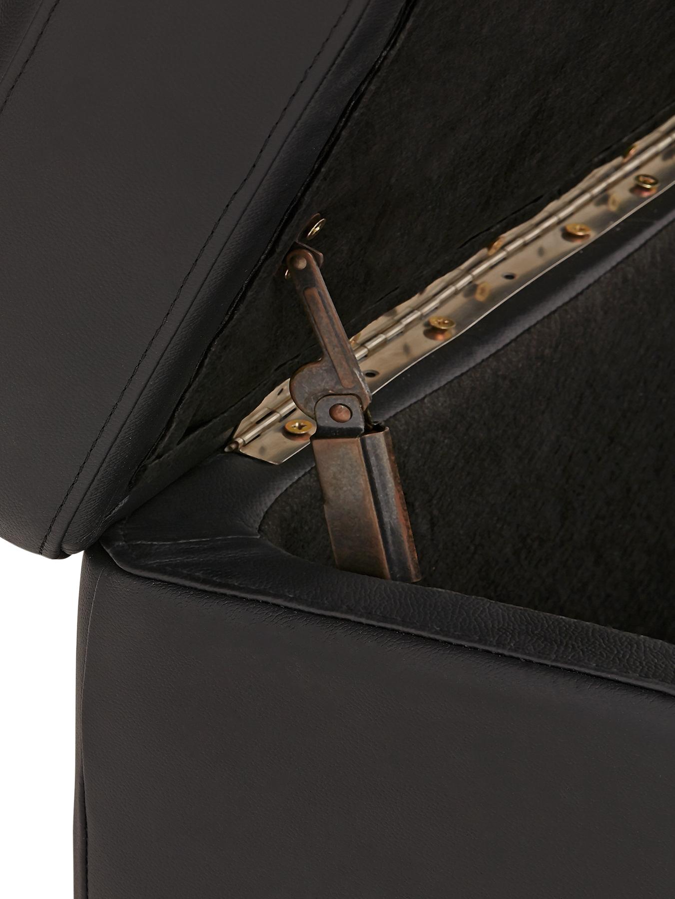 Image 5 of 5 of undefined Portland Leather Ottoman with Storage