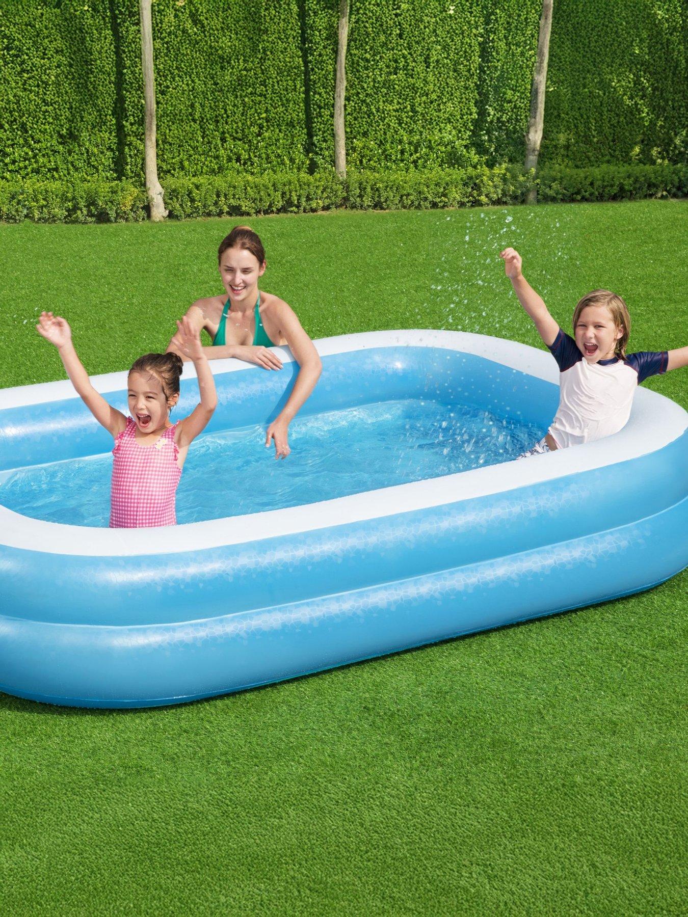 Image 1 of 5 of Bestway Blue Rectangular Family Pool