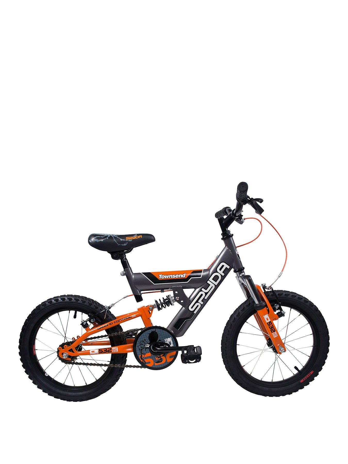 16 inch full suspension mountain bike