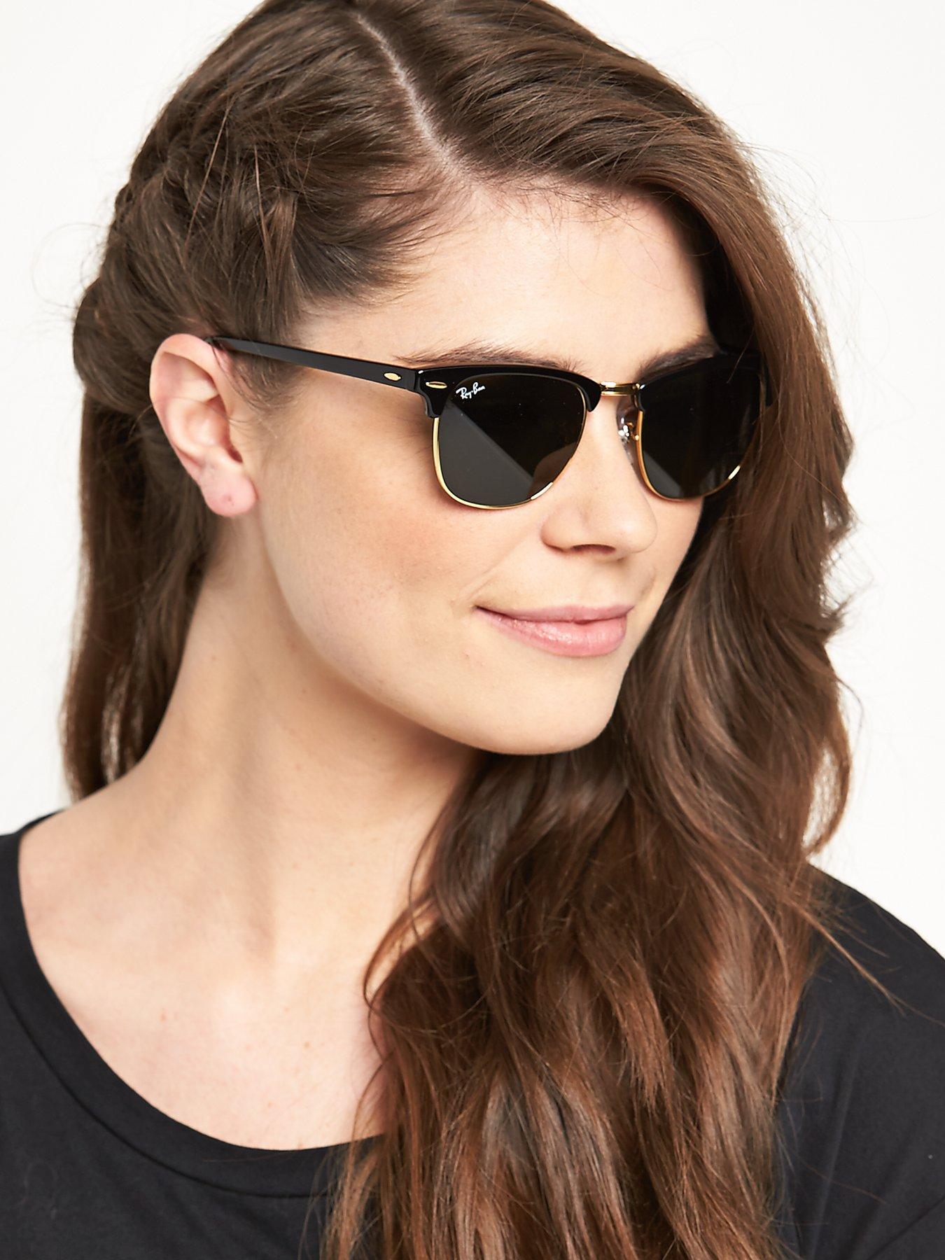 black clubmaster sunglasses