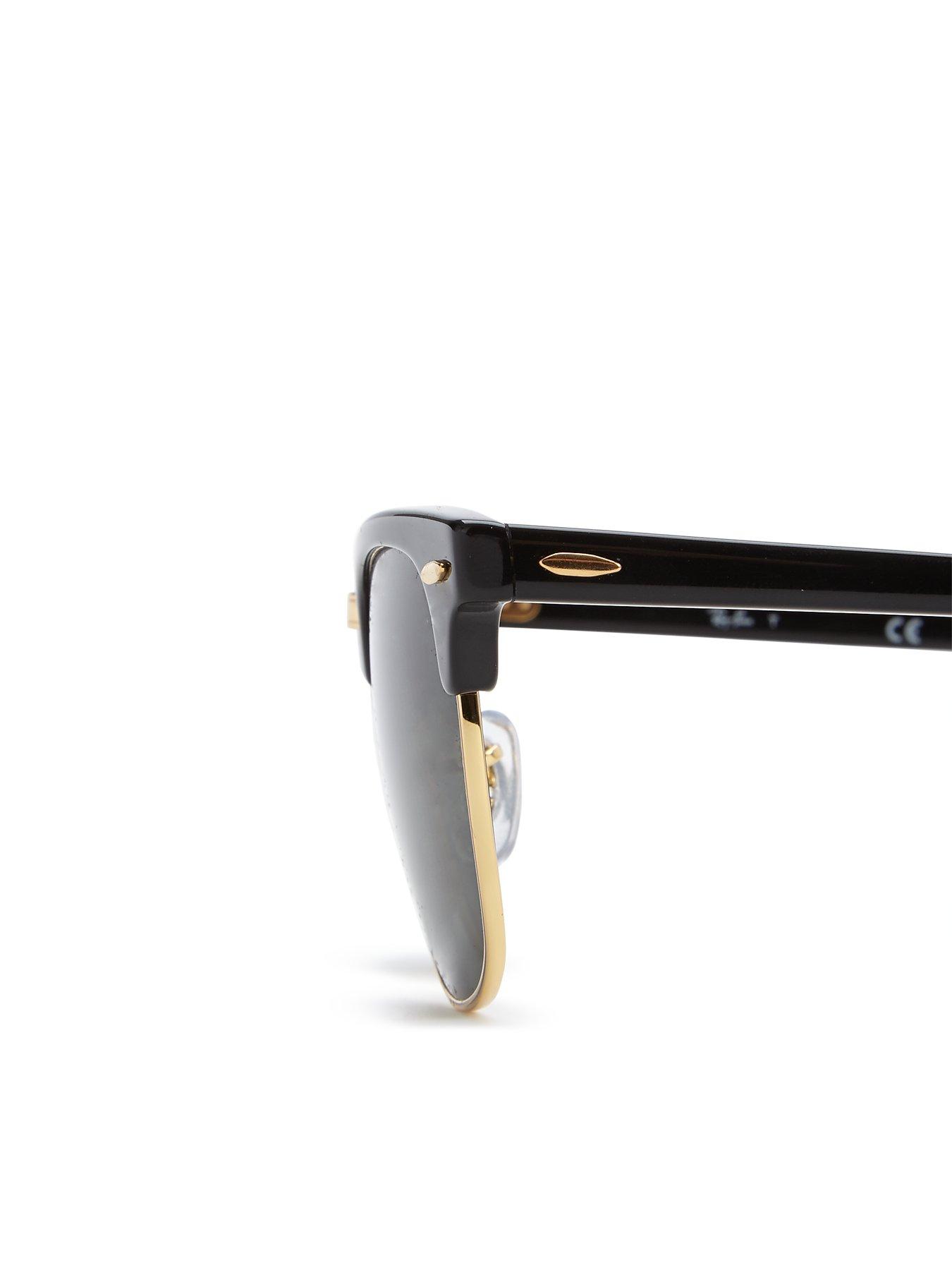 Image 2 of 3 of Ray-Ban Clubmaster Sunglasses - Black