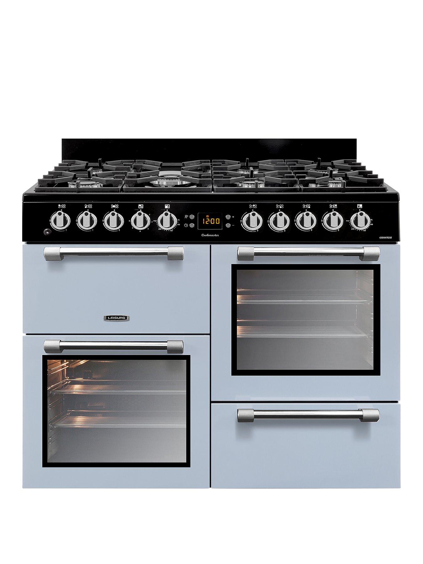 Leisure Ck100F232B 100Cm Dual Fuel Cooker - Blue
