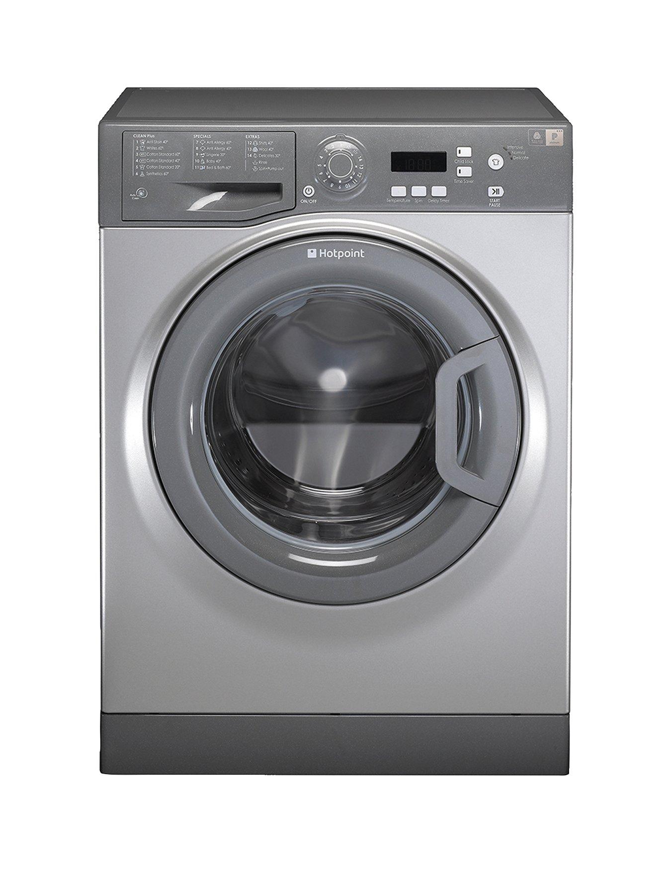 Hotpoint Aquarius Wmaqf721G 1200 Spin, 7Kg Load Washing Machine A+ Rated Energy - Graphite