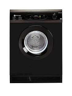 White Knight C86A7B 7kg Load Vented Sensor Dryer - Black