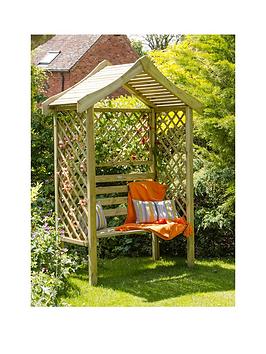 Product photograph of Forest Parisienne Arbour from very.co.uk