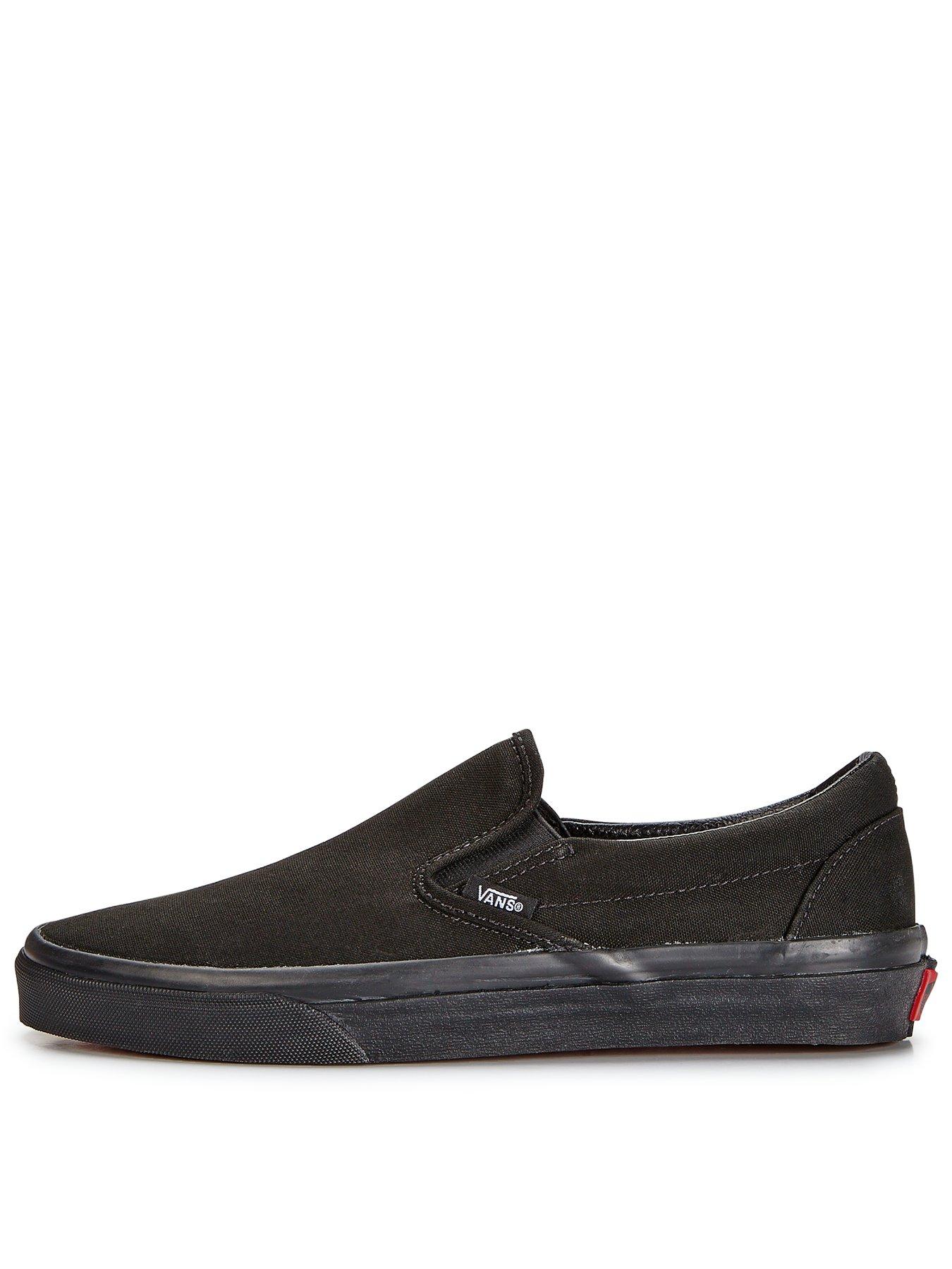 Vans Classic Slip-On Plimsolls - Black/Black