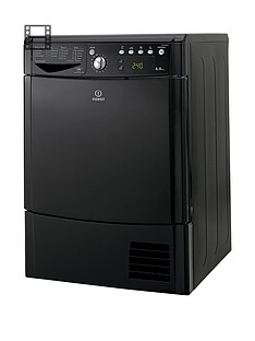 Indesit Ecotime IDCE8450BKH 8kg Load Condenser Sensor Dryer - Black