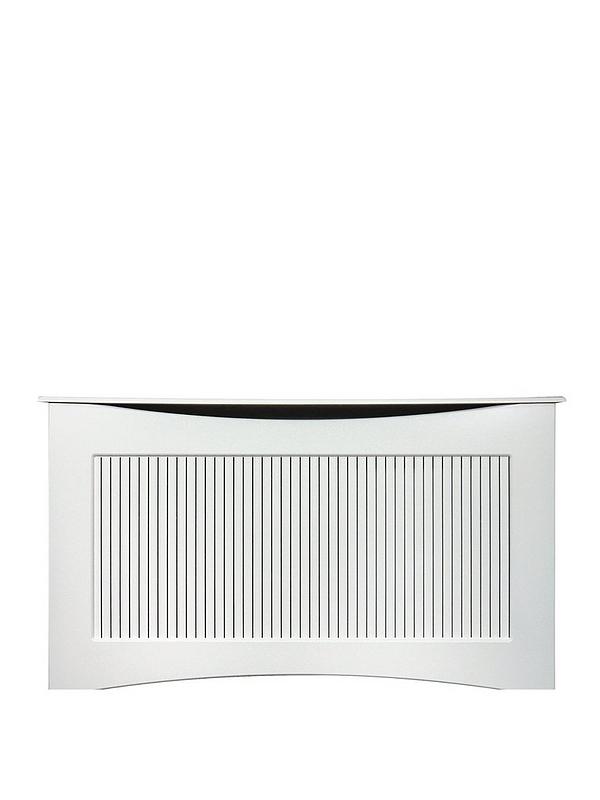 Adam Fires Fireplaces 160cm White Satin Radiator Cover Very Co Uk