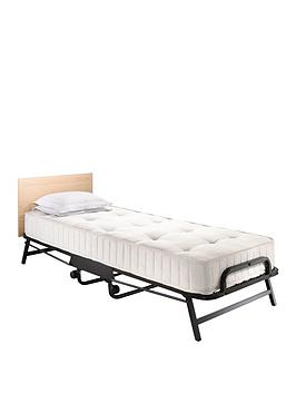 Product photograph of Jaybe Crown Premier Folding Bed With Deep Sprung Mattress - Single - Bedframe And Mattress from very.co.uk