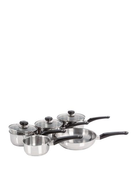 morphy-richards-5-piece-stainless-steel-pan-set
