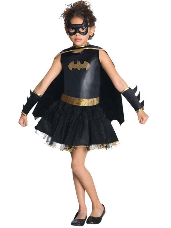 front image of batgirl-tutu-childs-costume