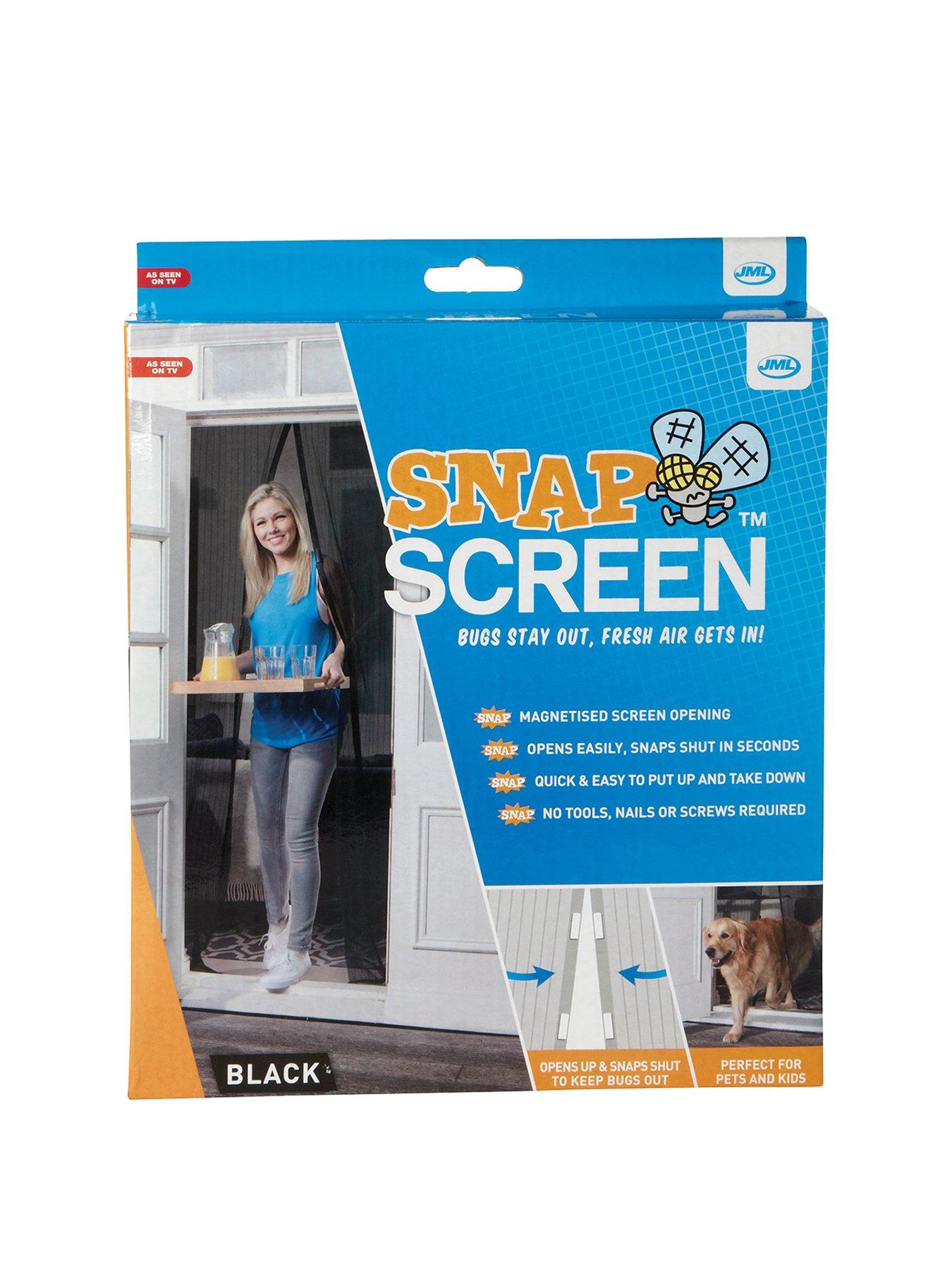Image 2 of 2 of JML White Snap Screen Magnetised Door Screen