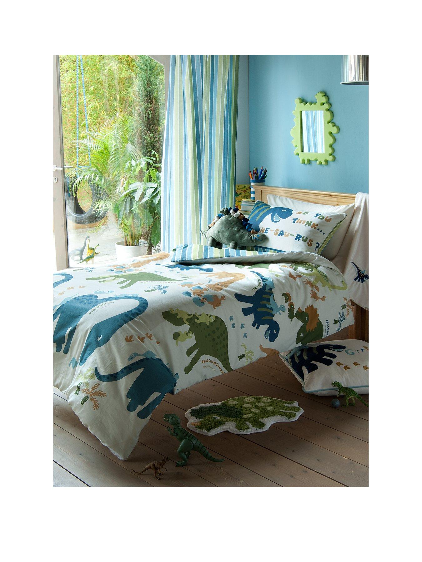 Catherine Lansfield Dinosaur Single Duvet Cover Set Very Co Uk