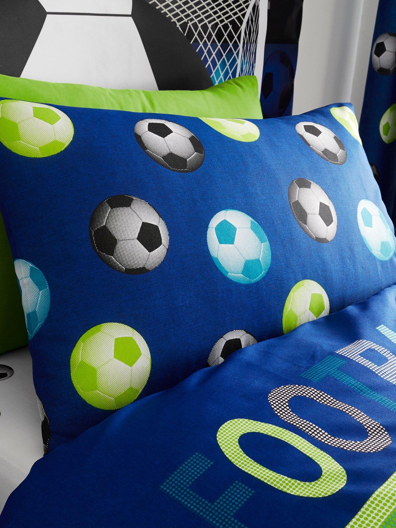 Image 3 of 5 of Catherine Lansfield Football Duvet Cover Set - Blue