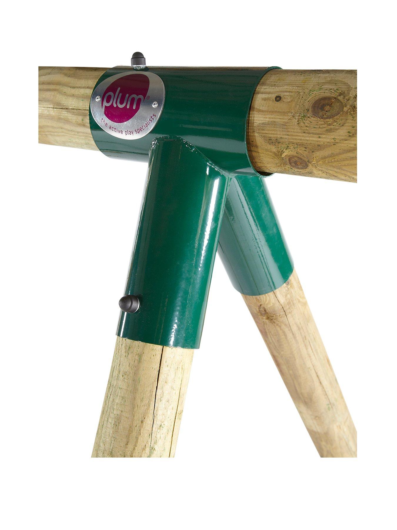 Image 2 of 6 of Plum Spider Monkey Wooden Swing Set