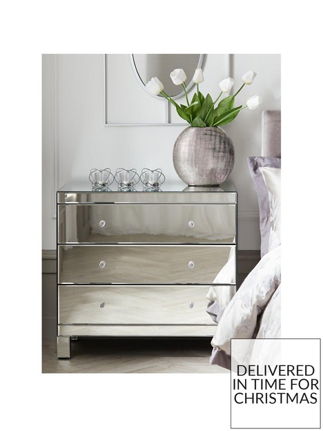 very-home-parisian-ready-assembled-mirrored-wide-3-drawer-chest