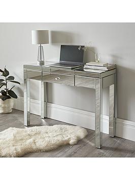 Product photograph of Very Home Parisian Mirrored Dressing Table from very.co.uk