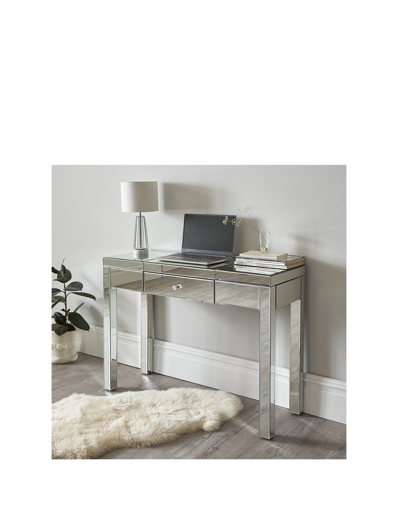 parisian mirrored dressing table