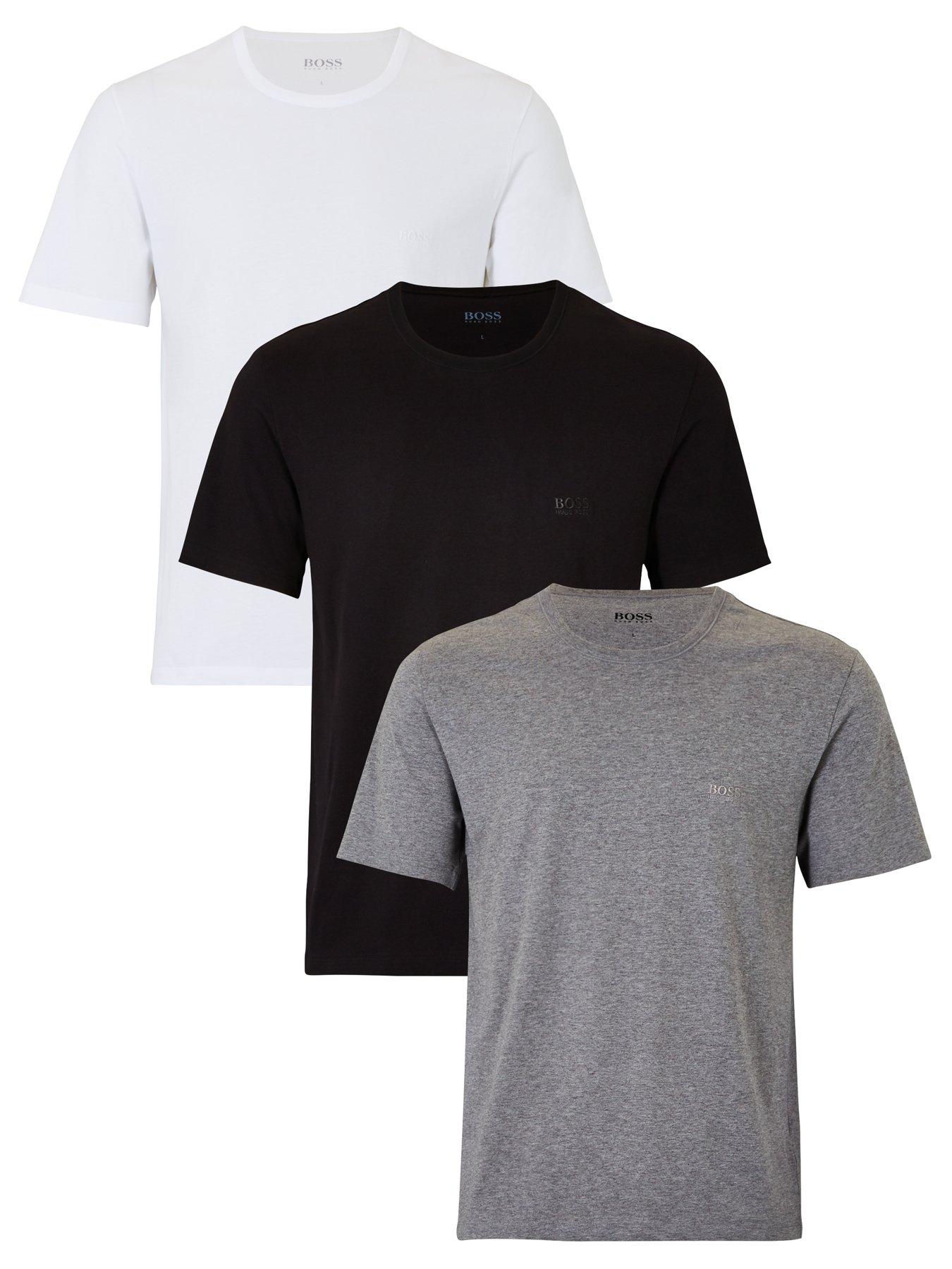 hugo boss 3 pack t shirt next