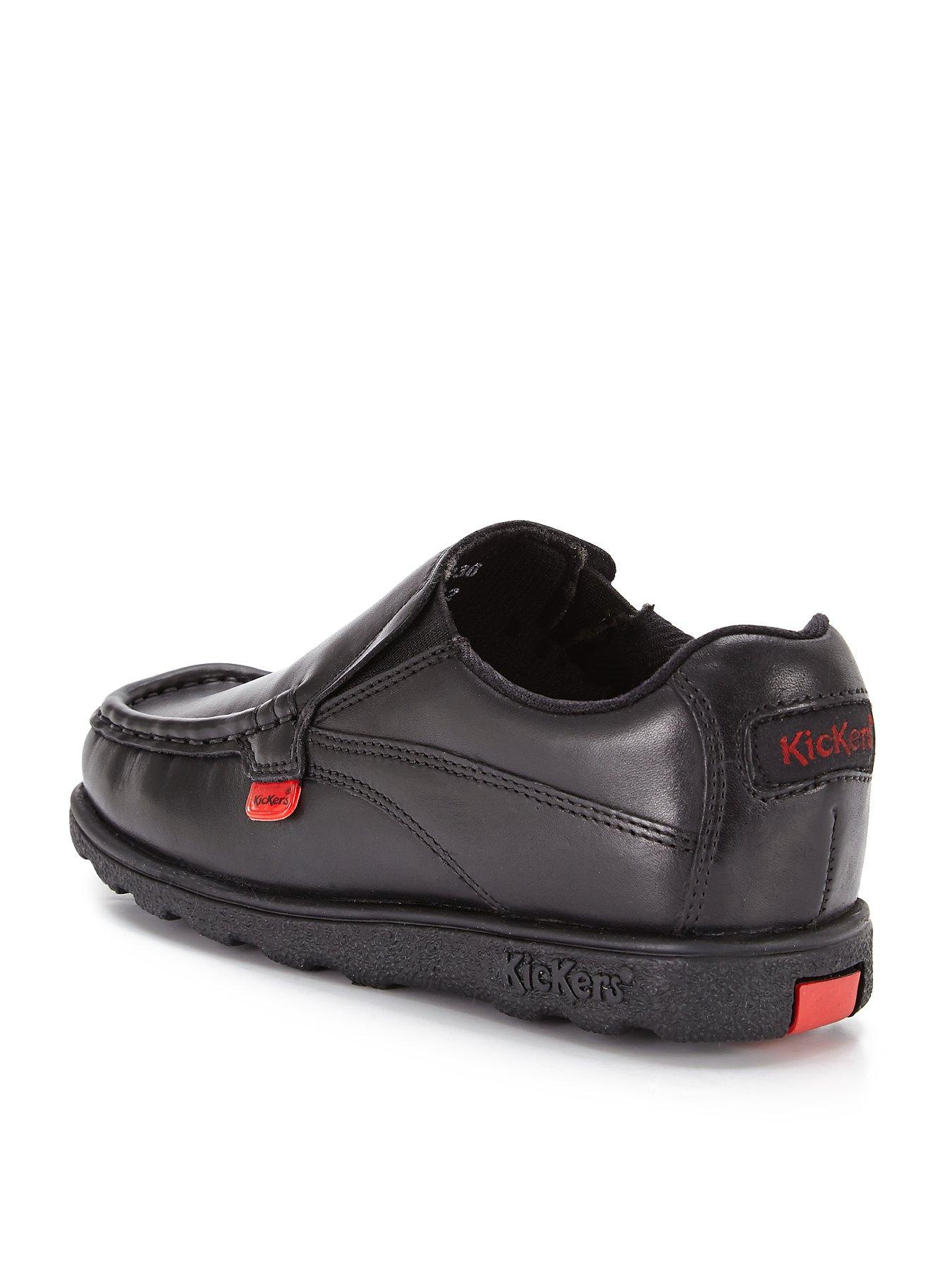 kickers slip on school shoes