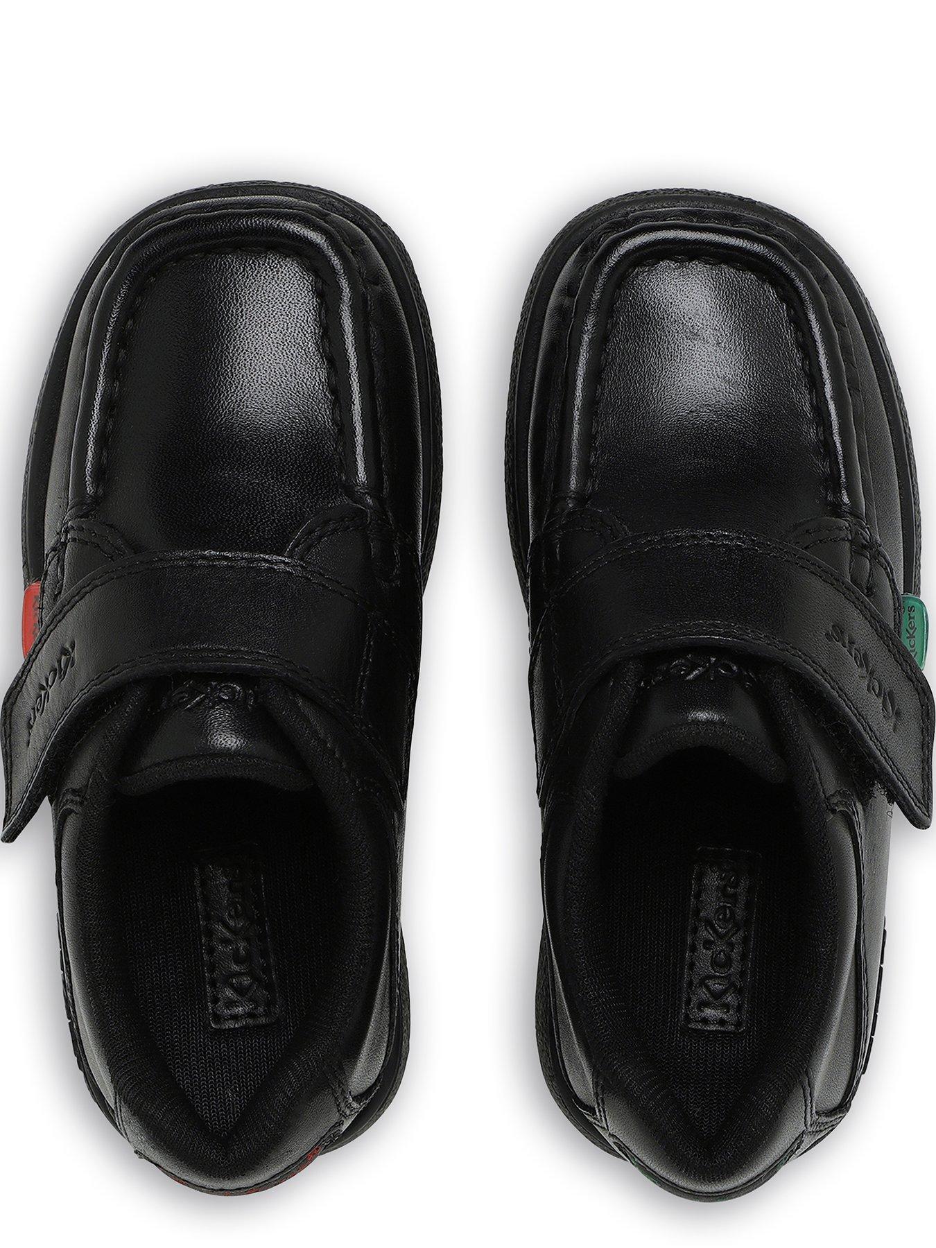 Image 4 of 6 of Kickers Younger Fragma School Shoes - Black