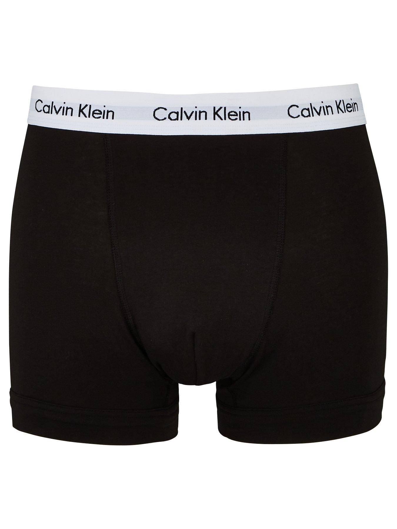 Calvin Klein Core 3 Pack Trunks Black very