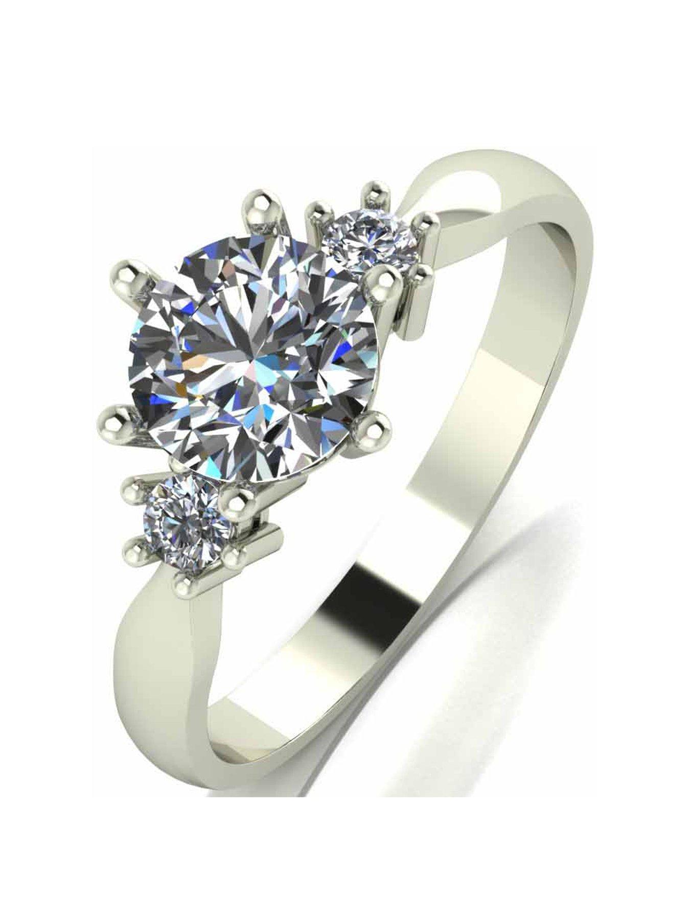 9 carat clearance solitaire diamond ring