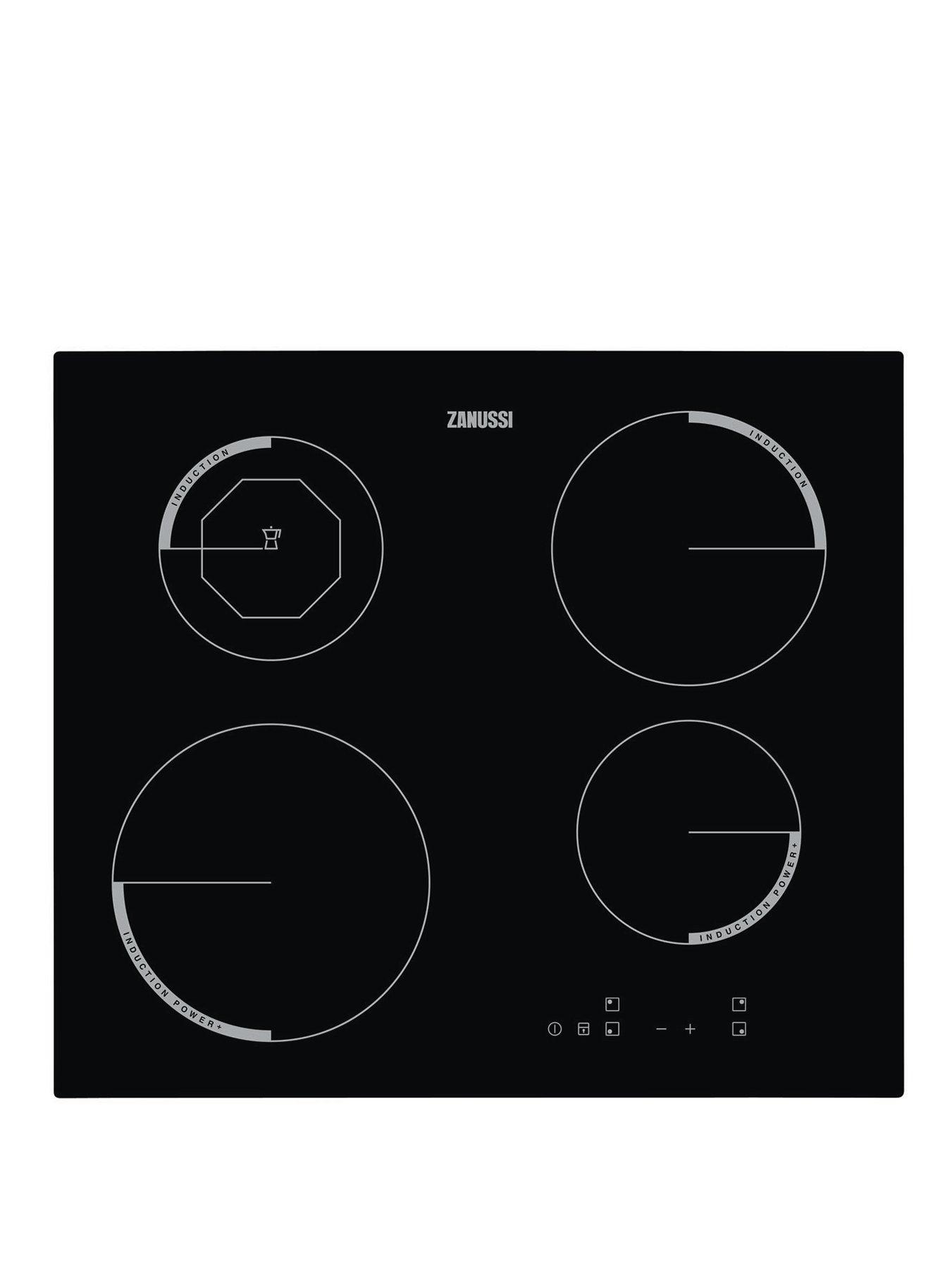 Zanussi Zei6840Fba 60Cm Touch Control Induction Built-In Hob - Black