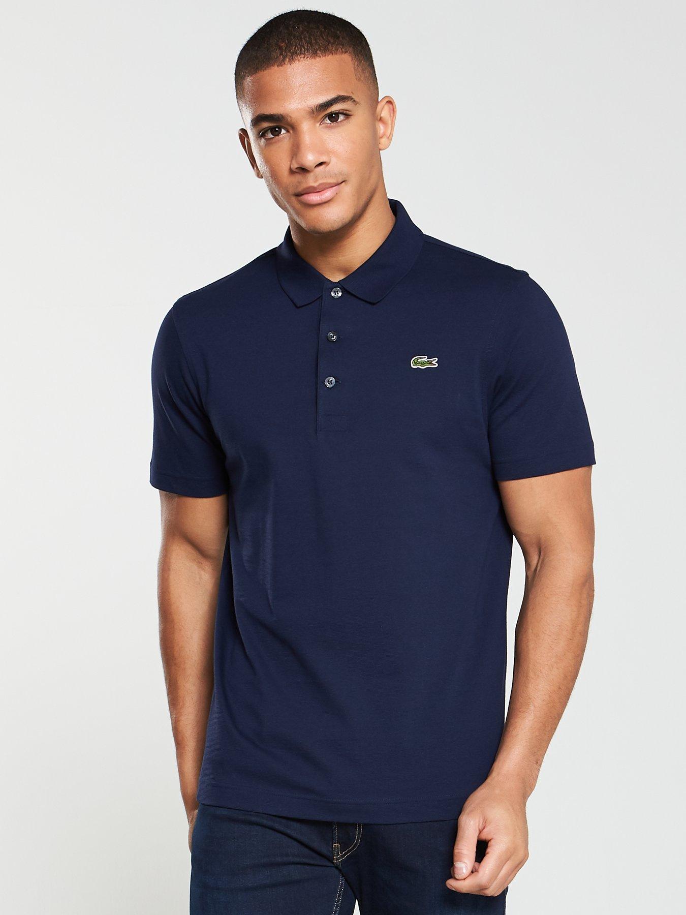 navy lacoste shirt