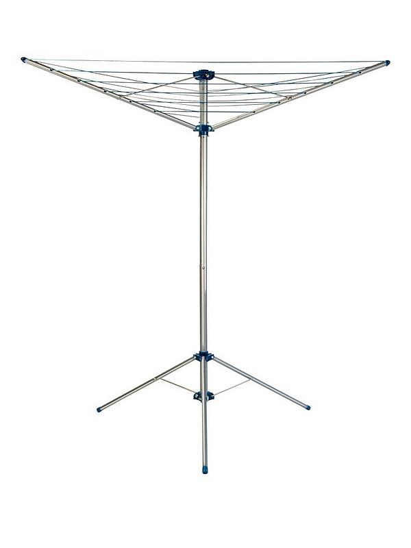 Silver Metal Minky Freestanding Indoor/Outdoor Airer with 15 m Drying Space 