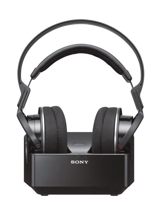 stillFront image of sony-rf855-wireless-headphones-black