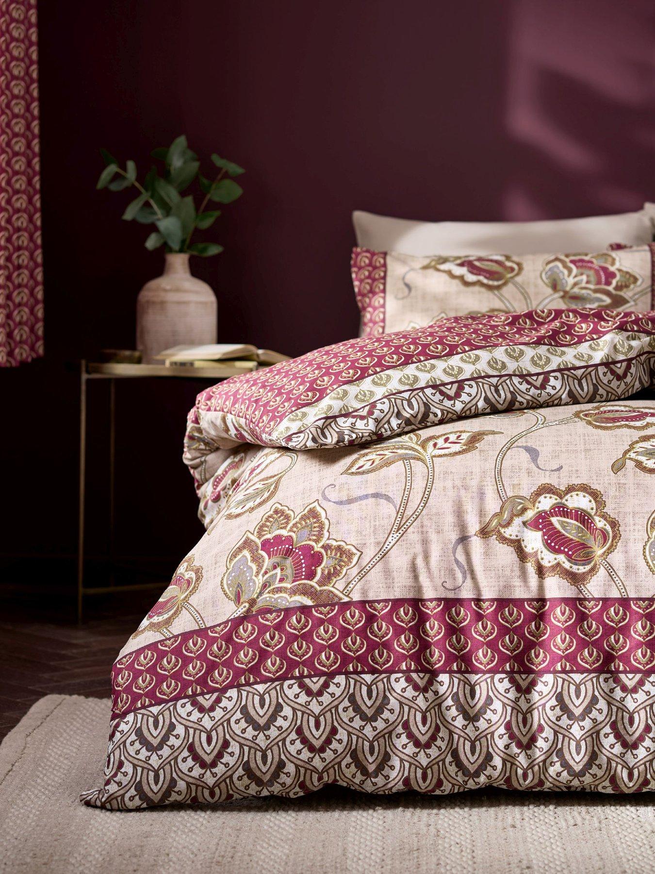 Catherine Lansfield Kashmir Duvet Cover  &  Pillowcase Set