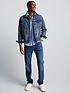  image of levis-501reg-original-straight-fit-jeans-stonewash-80684-blue