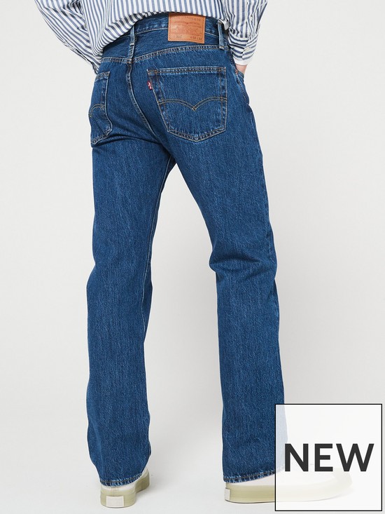 stillFront image of levis-501reg-original-straight-fit-jeans-stonewash-80684-blue