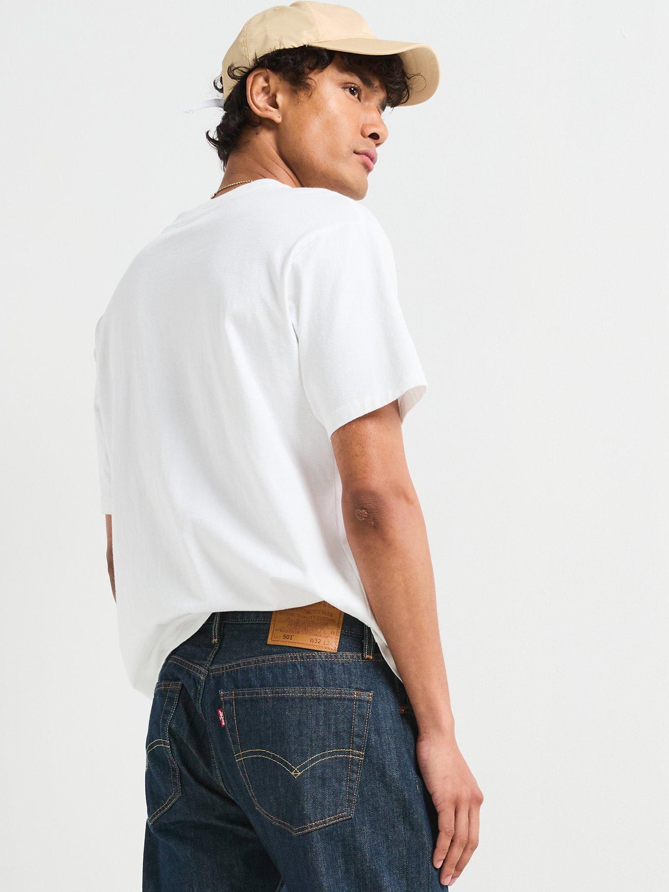 Image 5 of 6 of Levi's 501&reg; Original Straight Fit Jeans - Marlon - Dark Blue