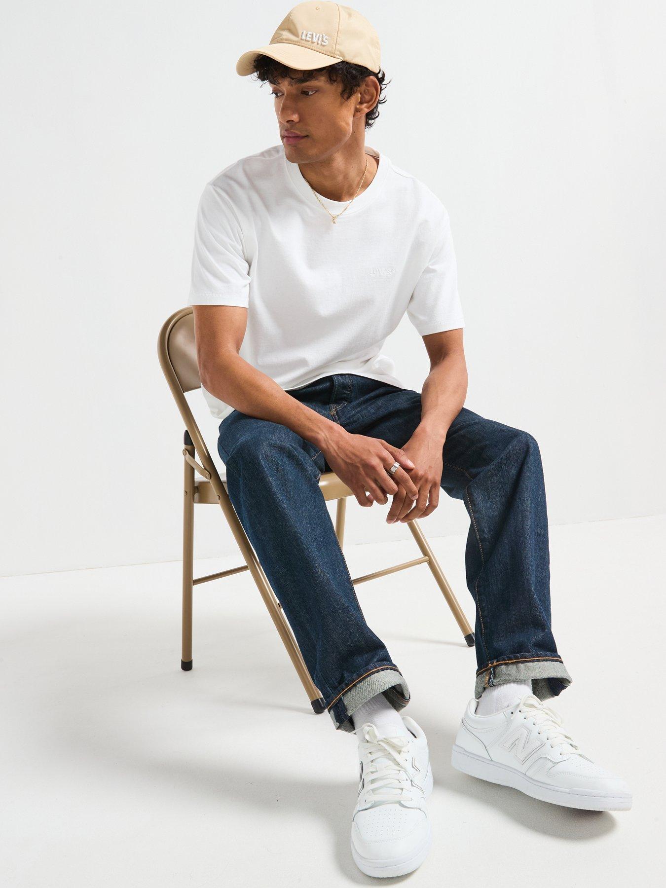Image 6 of 6 of Levi's 501&reg; Original Straight Fit Jeans - Marlon - Dark Blue