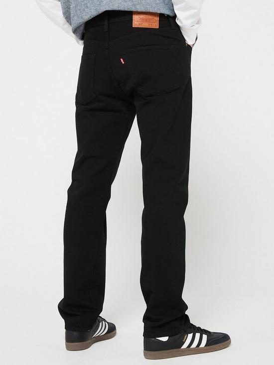 stillFront image of levis-501reg-original-straight-fit-jeans-black-80701-black