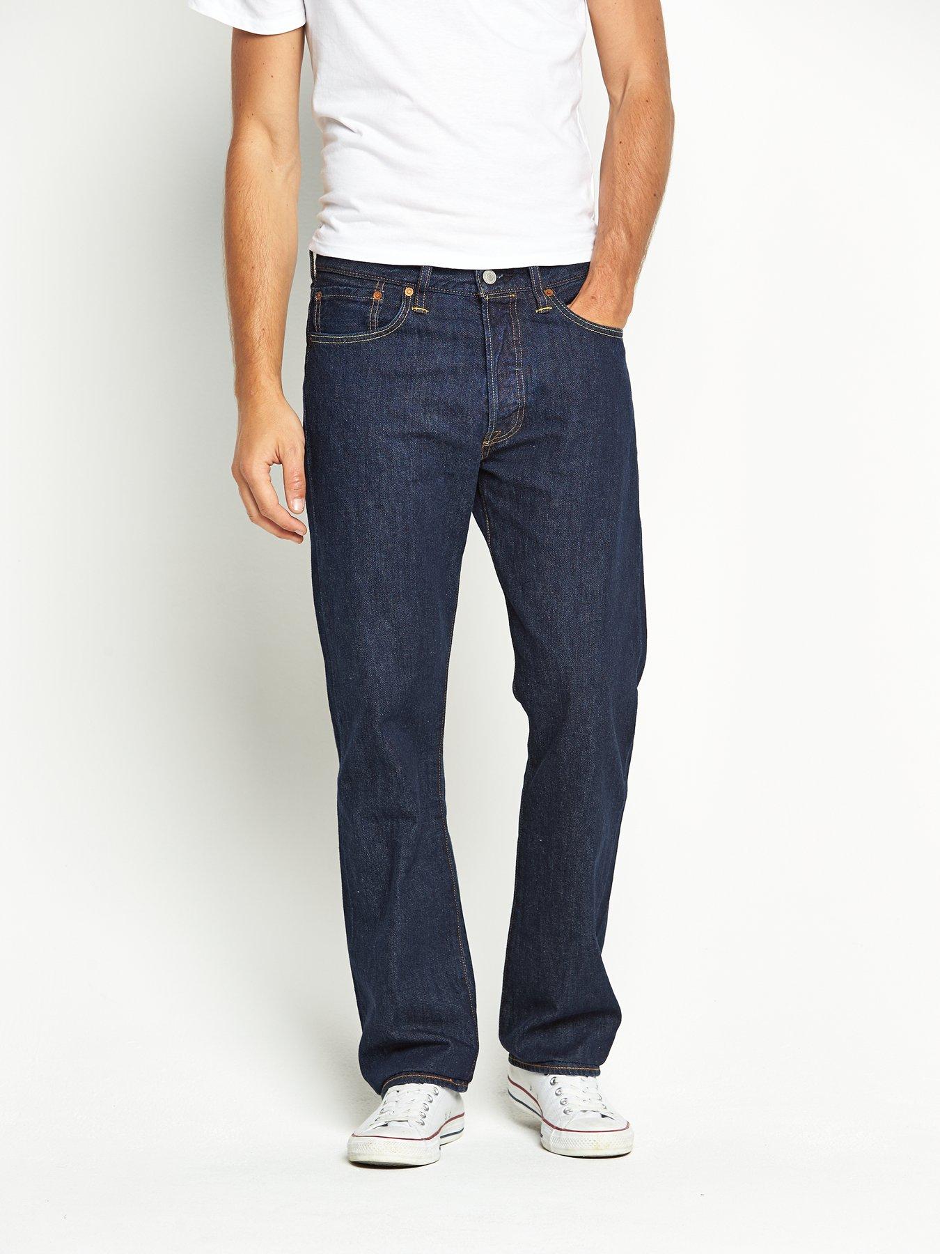 Levi'S 501 Original Straight Fit Jeans - Indigo | Very.Co.Uk
