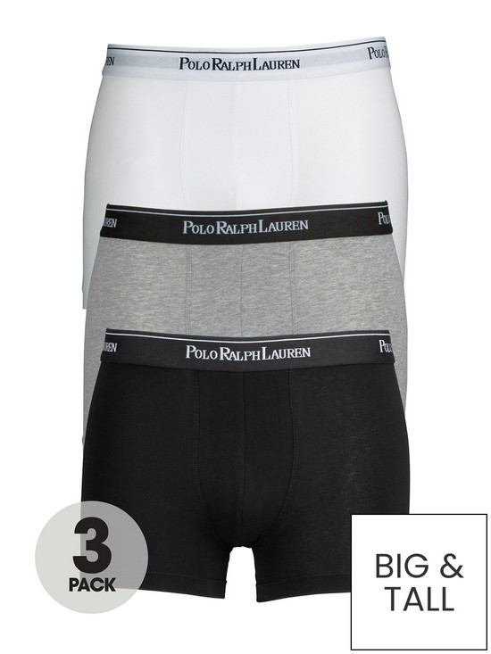 front image of polo-ralph-lauren-3-pack-of-core-trunks-whiteheatherblack