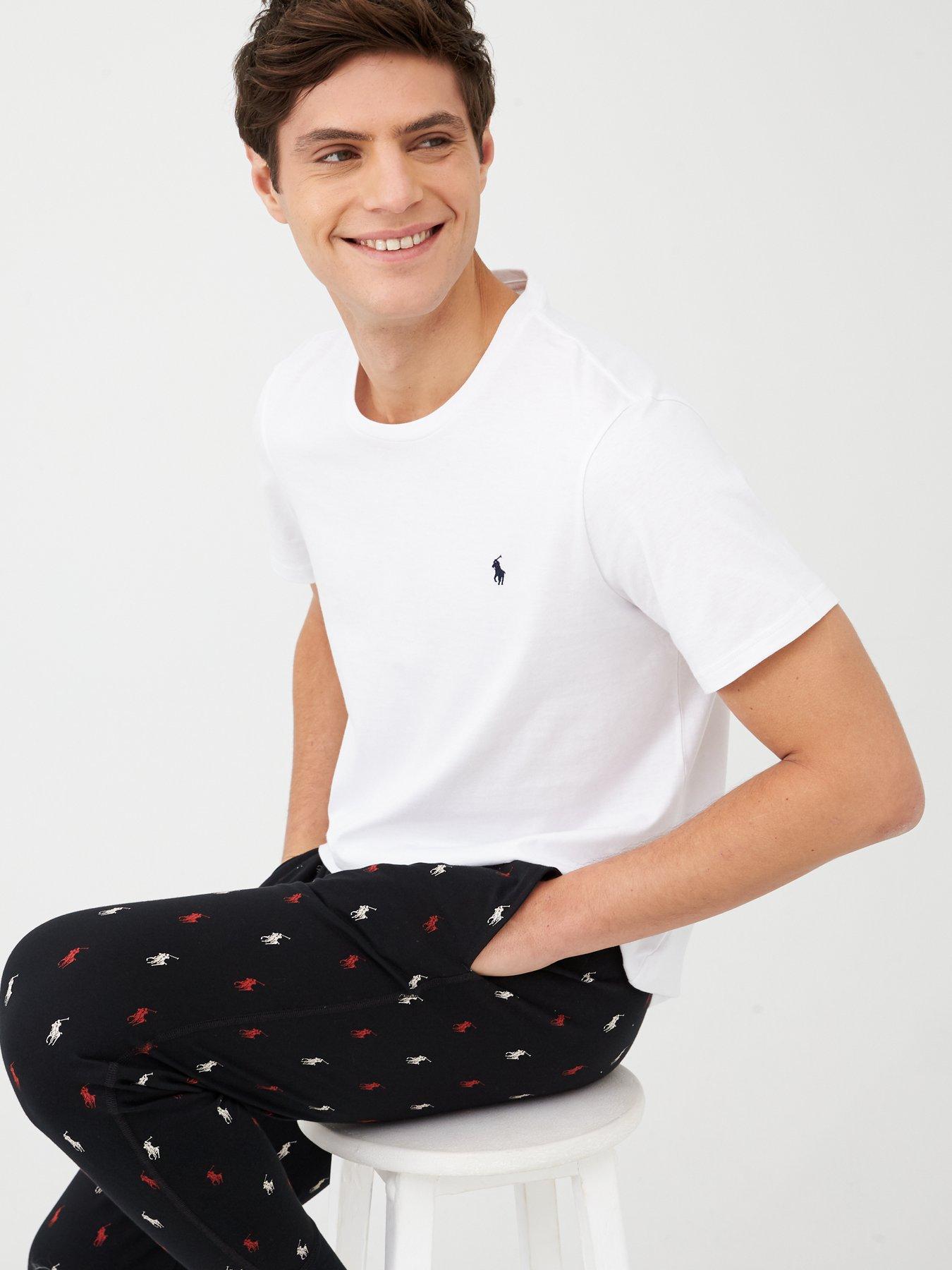 Image 4 of 4 of Polo Ralph Lauren Logo Lounge T-Shirt - White