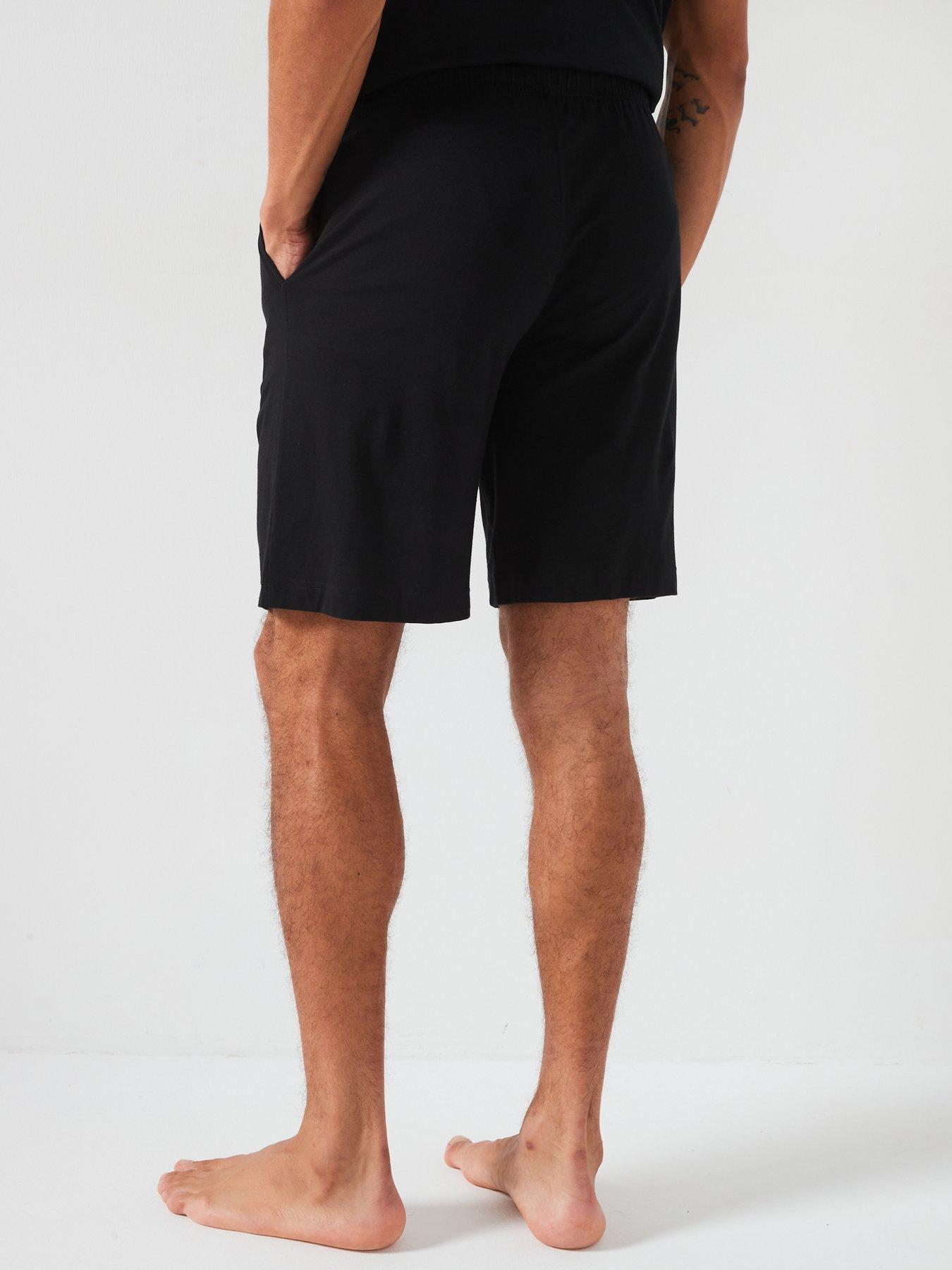 Image 2 of 4 of Polo Ralph Lauren Jersey Lounge Shorts - Black