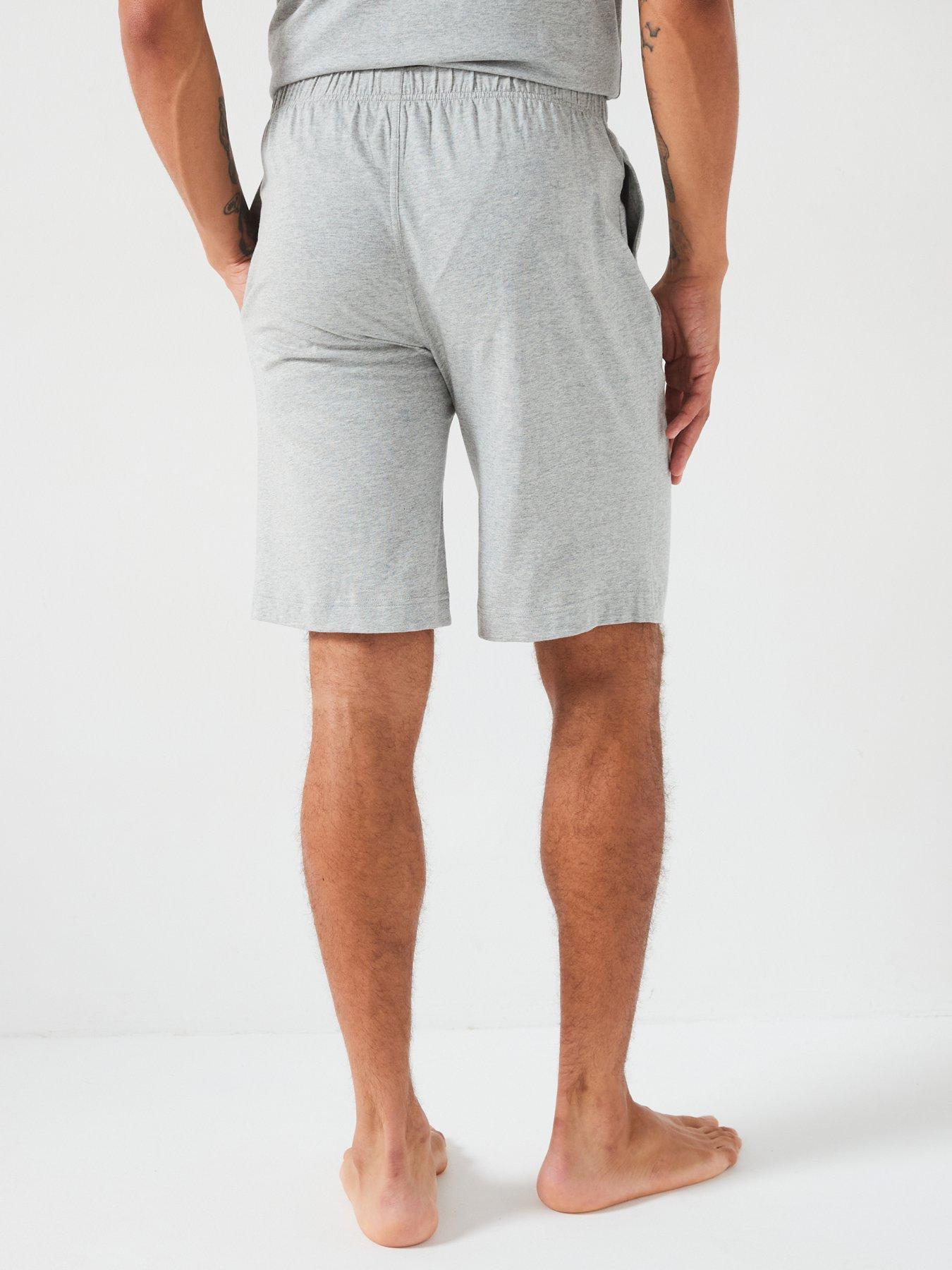 ralph lauren jersey shorts grey