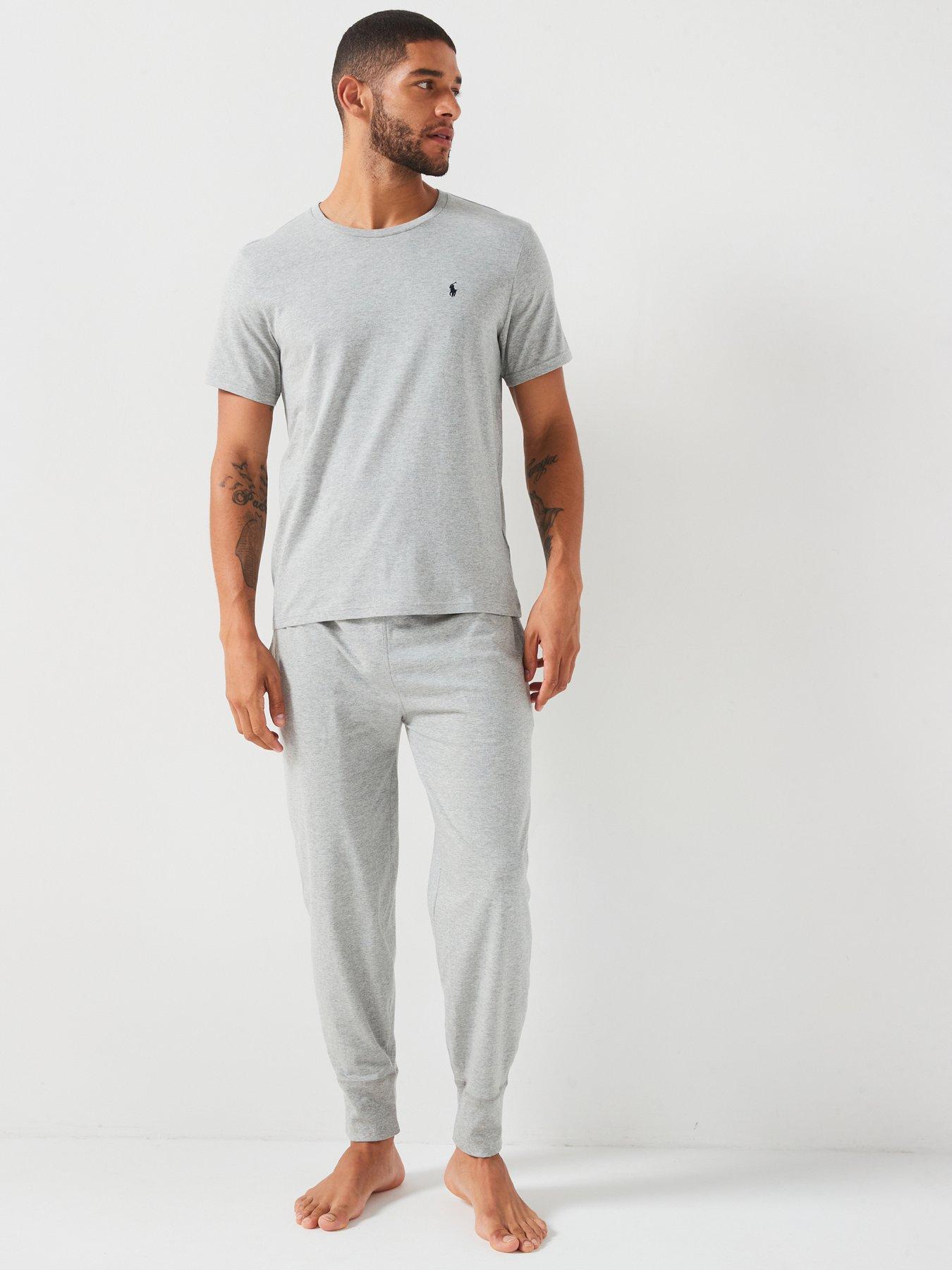 Image 3 of 6 of Polo Ralph Lauren Logo Lounge T-Shirt - Grey Melange