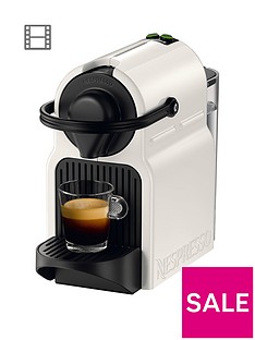 Nespresso XN100140 Inissia Coffee Capsule Machine by Krups - White