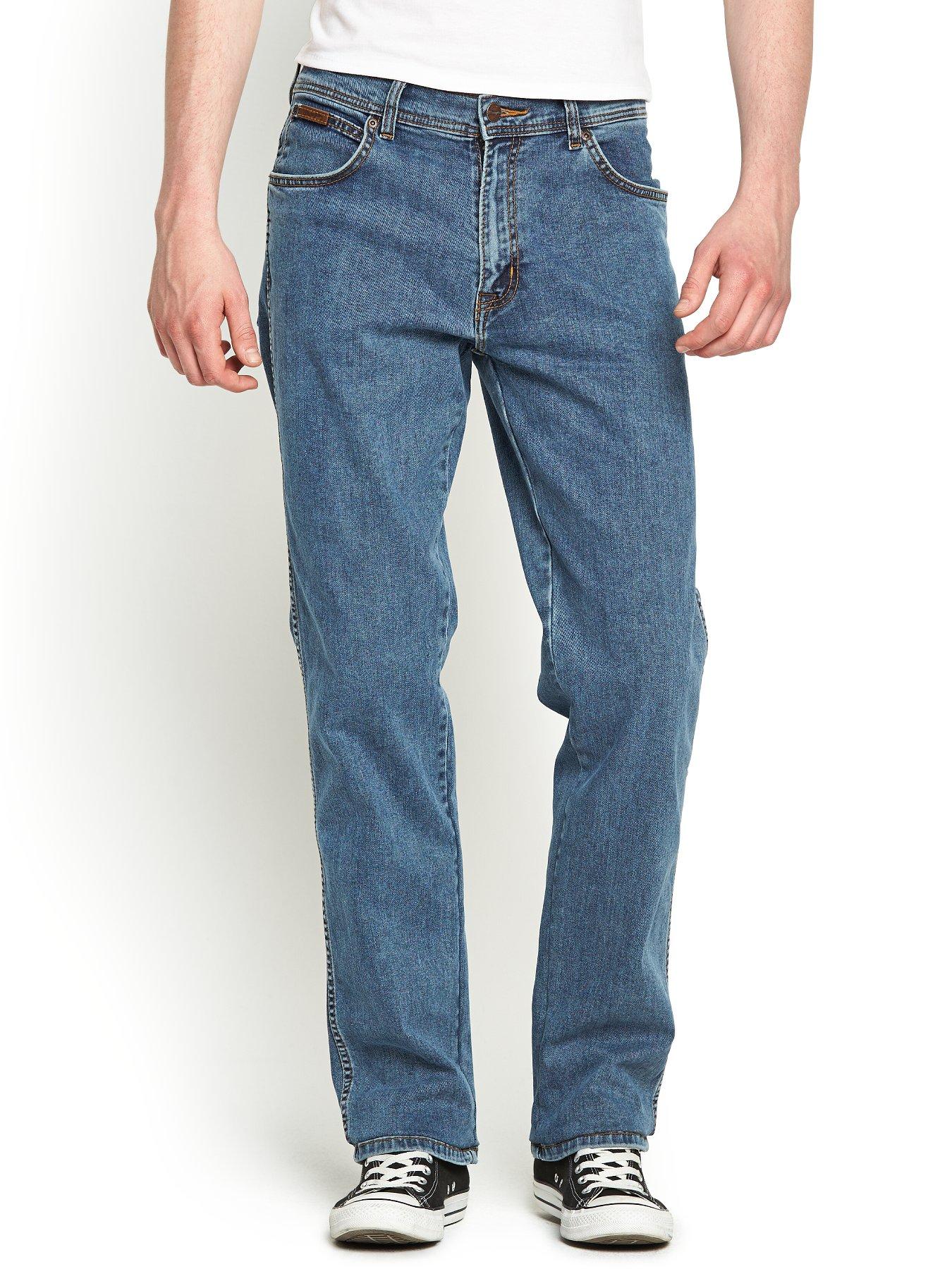 Wrangler Men's Te/as Contrast Straight Jeans 